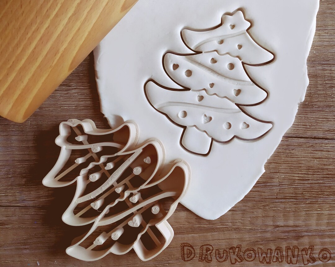 Bauble Ball Tree Christmas Cookie Cutter Pastry Fondant Dough