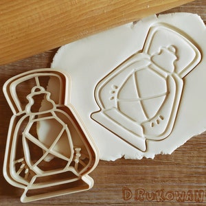 Lampada Torcia Lanterna Viaggio Campeggio Selvaggio Bellissimo Doodle Carino Tagliabiscotti Pasticceria Fondente Pasta Biscotto