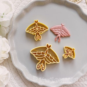 Motte Schmetterling Insekt 1 Polymer Clay Cutter für Ohrring Schmuck machen Micro Cutters Stempel Ton Werkzeuge Dekoration Art Craft