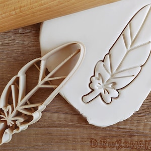 Feather Mystic Magic Magical Cookie Cutter Pastry Fondant Dough Biscuit