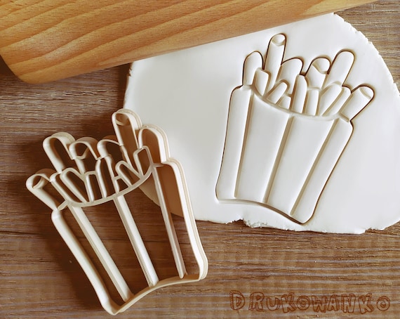 Fries Burger Ham Fast Food Meat Sweet Food Cookie Cutter Pastry Fondant Dough Biscuit