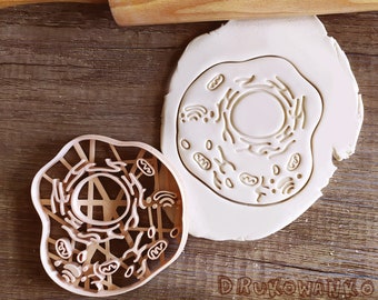 Animal Cell Biology Medicine Chemisty Body Nature Human Natural Flower Wood Cookie Cutter Pastry Fondant Dough Biscuit