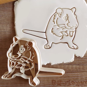 Standing Gerbil Rodent Cookie Cutter Pastry Fondant Dough Biscuit