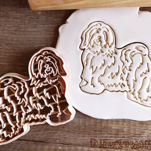 Tibetan Terrier Dog Dogs Friend Pet Animal Animals Family Love Kid Kids Play Fun Cookie Cutter Pastry Fondant Dough Biscuit