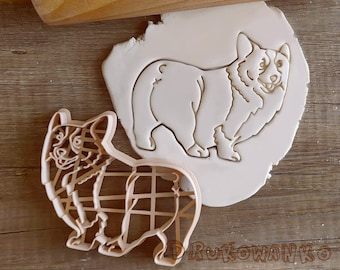 Corgi Whole Body Side Pet Animal Doggo Doggy Dog Breed Cookie Cutter Pastry Fondant Dough Biscuit