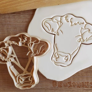 Kuhkopf Bauernhof Milch Landschaft Ausstechform Gebäck Fondant Teig Keks