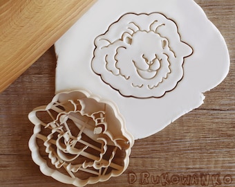 Easter Lamb Head Cookie Cutter Pastry Fondant Dough Biscuit