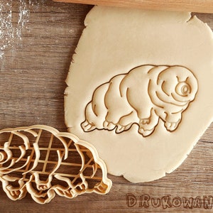 Tardigrade Water Bear Moss Piglet Insect Phylum Biology Chemistry Science Space Cookie Cutter Pastry Fondant Dough Biscuit