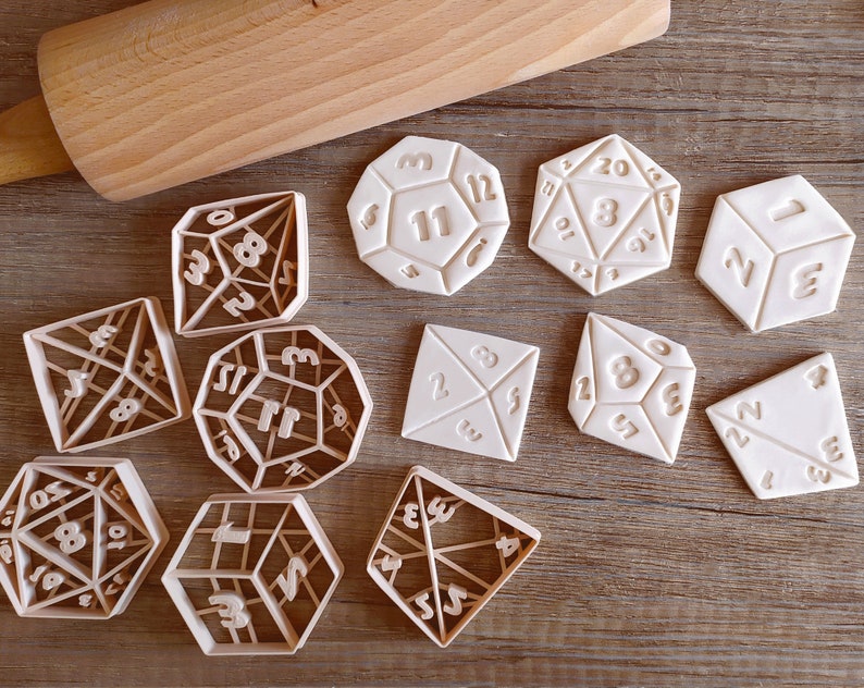 Dice Set of 6 RPG Medieval Fantasy Dnd D&D Dungeons and - Etsy
