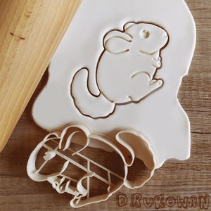 Sweet Chinchilla Chinchillas Cookie Cutter Pastry Fondant Dough Biscuit