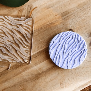 Zebra Animal Stripes Africa - Embosser Stempel voor koekjes, Cake Decorating, Deboss, Fondant, Cupcakes