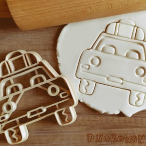 Caravan RV Camping Car Travel Journey Camping Wild Beautiful Doodle Cute Cookie Cutter Pasticceria Fondente Pasta Biscotto