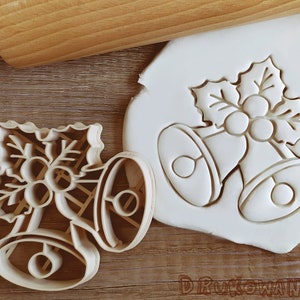 Bell Bells Tree Christmas Cookie Cutter Pastry Fondant Dough Biscuit
