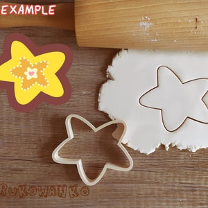 Yellow Star Christmas Cookie Cutter Pastry Fondant Dough Biscuit