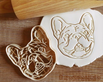 French Bulldog Bull Dog Cookie Cutter Pastry Fondant Dough Biscuit