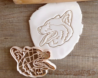 Happy Corgi Head Side Pet Animal Doggo Doggy Dog Breed Cookie Cutter Pastry Fondant Dough Biscuit