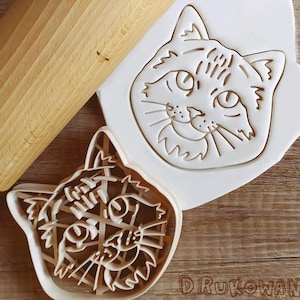 Norwegian Forest Cat Cookie Cutter Pastry Fondant Dough Biscuit