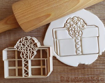 Present Christmas Cookie Cutter Pastry Fondant Dough Biscuit