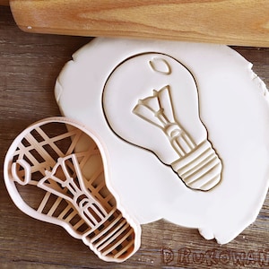 Bombilla Electricidad Luz Hogar Lindo Cortador De Galletas Pastelería Fondant Masa Galleta