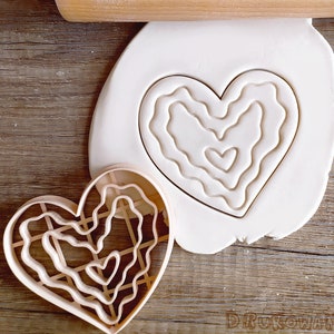 Gingerbread Heart Icing Cake Christmas Snow Winter Ice Elf Angel Cookie Cutter Pastry Fondant Dough Biscuit