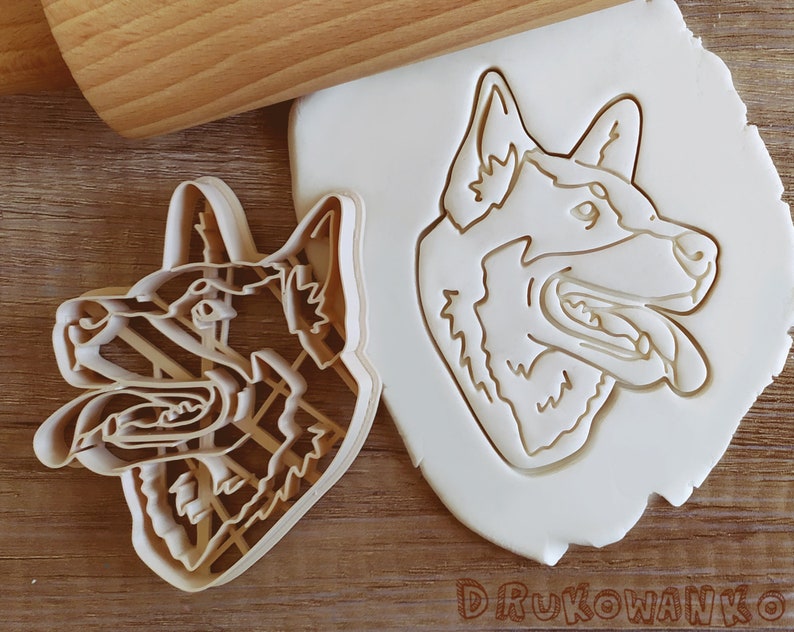 Australian Cattle Dog Cookie Cutter Pastry Fondant Dough Biscuit image 1