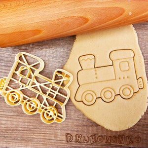 Locomotive Train Loco Engine Toy Vehicle Automotive Industry Rails Rail Wild West Tracks Cookie Cutter Pastry Fondant Dough Biscuit