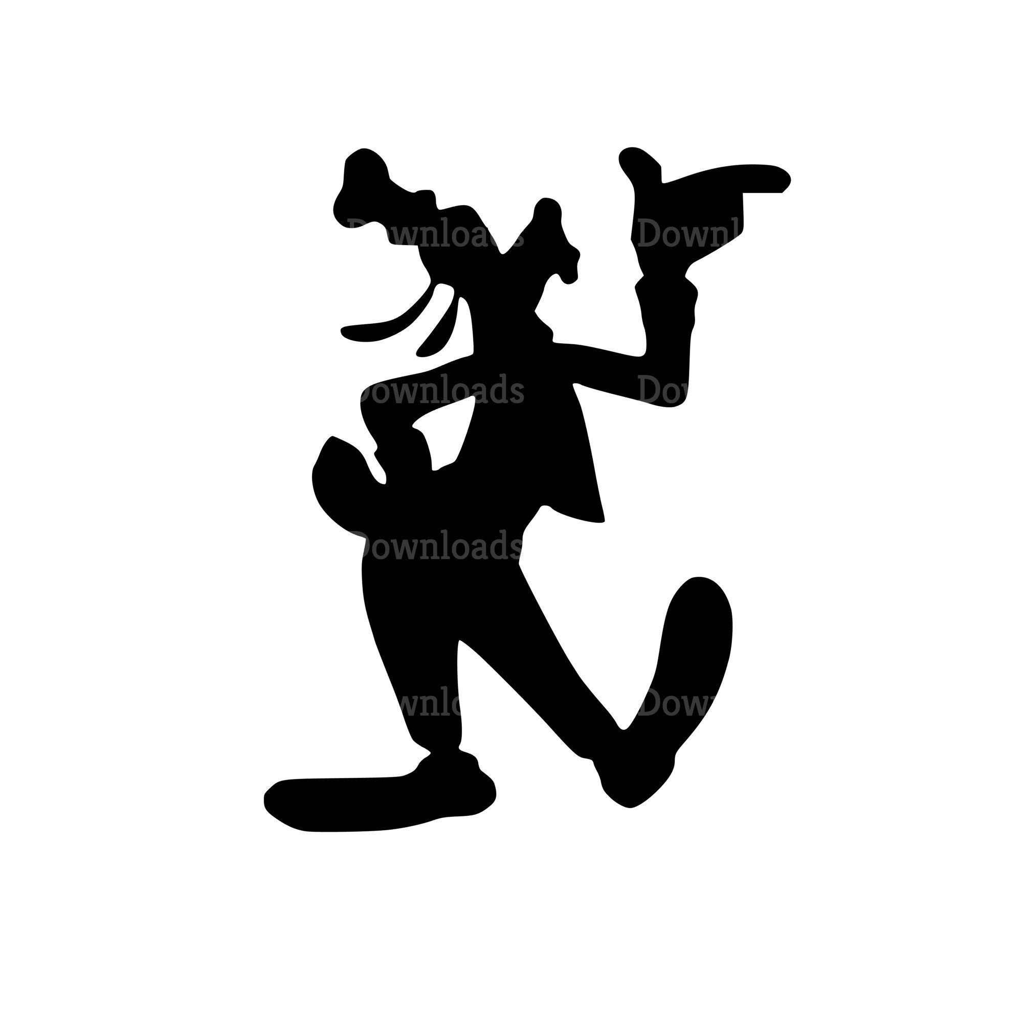 Goofy Silhouette SVG | Etsy
