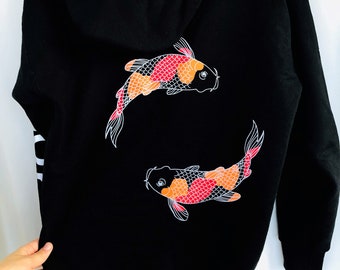 koi fish sweatshirt
