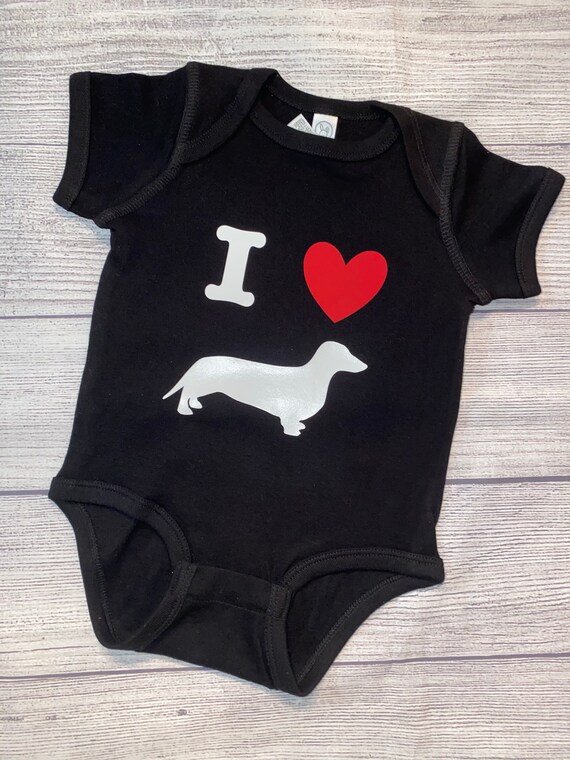 dachshund onesie for baby