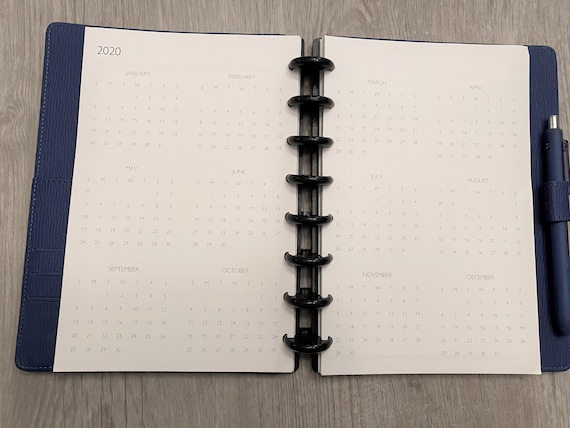 TUL Discbound Undated Weekly/Monthly Refill Pages - Letter Size, 68 Sheets Planner Insert