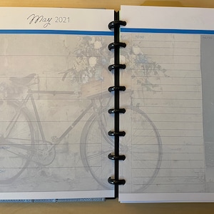 Weekly Disc-Bound Calendar Printed Refill / Bicycle