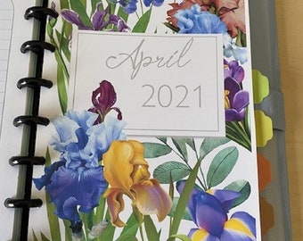 Monthly Disc-Bound Printed Calendar Refill (Custom Date Options)
