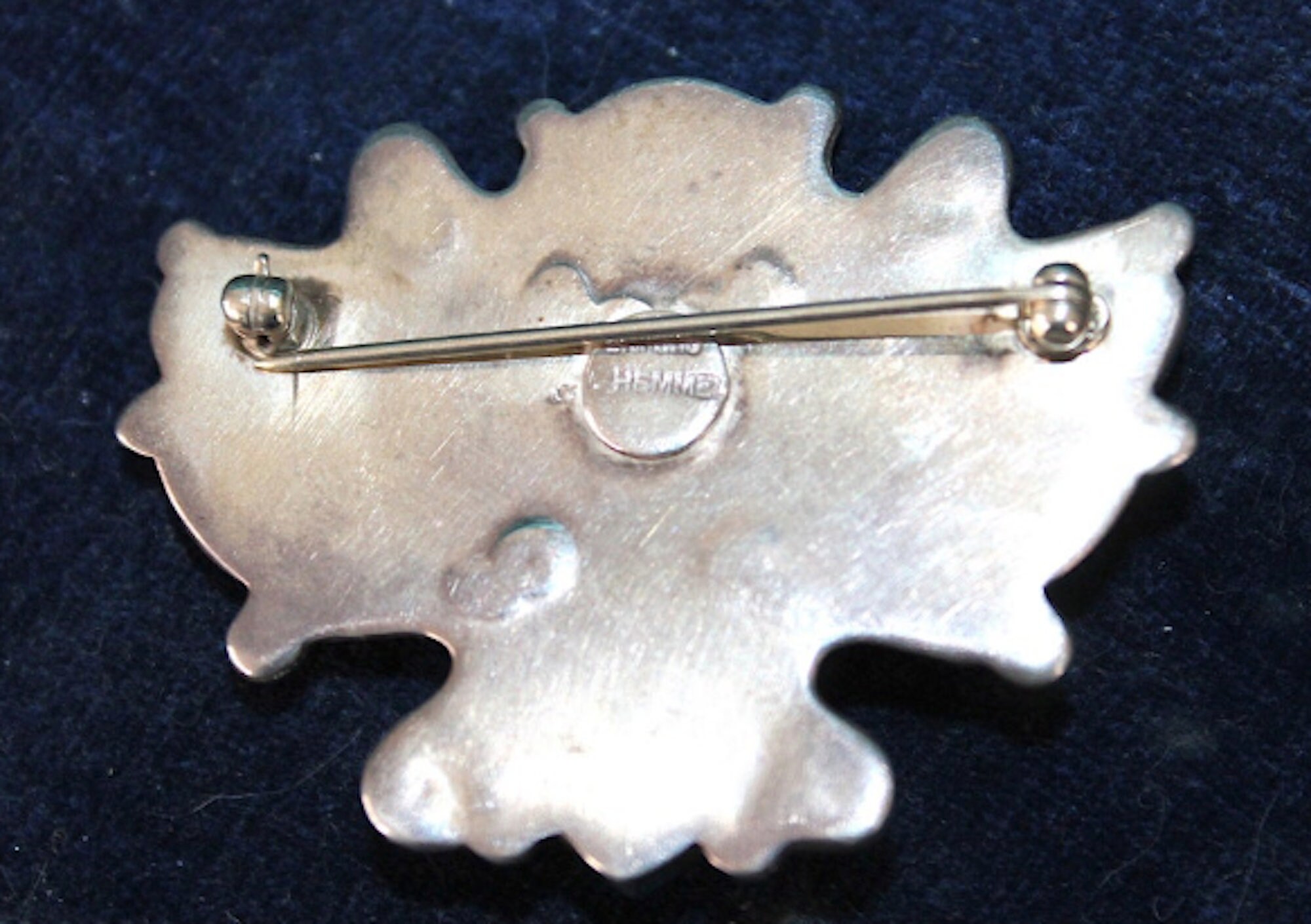 James Hemmel Vintage Sterling & Gem Stone 'butterfly' Brooch,