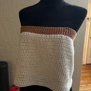 Crochet tube top