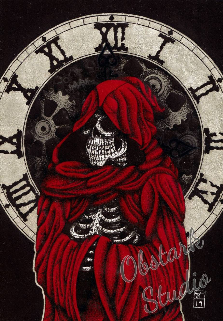 Masque of the Red Death Original Art Print 21.0x29.7cm Etsy Canada