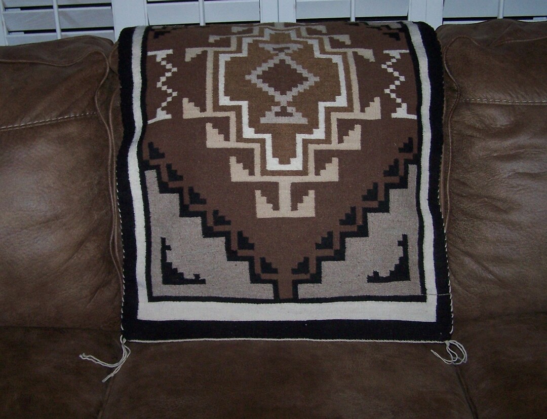 Vintage 2 by 3 Two Gray Hills Navajo Rug Etsy