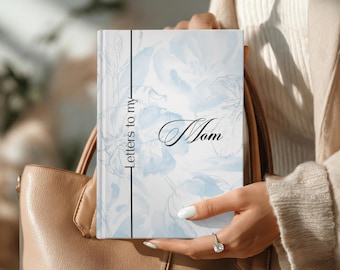 Personalized Letters to My Mom Memorial Journal, Custom Sympathy Gift