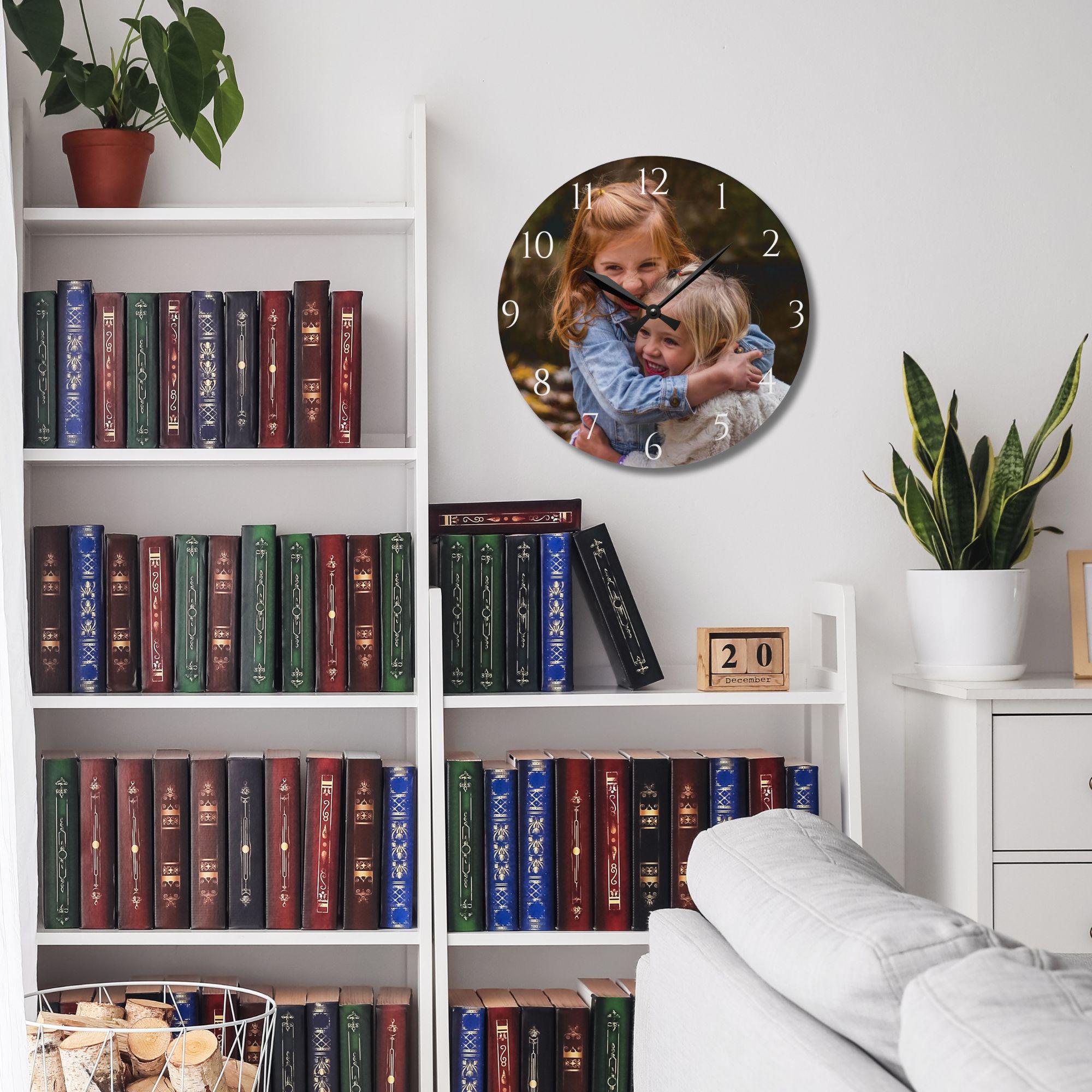Custom Photo Wall Clock, Personalized Clock With Picture - Birthdays ...