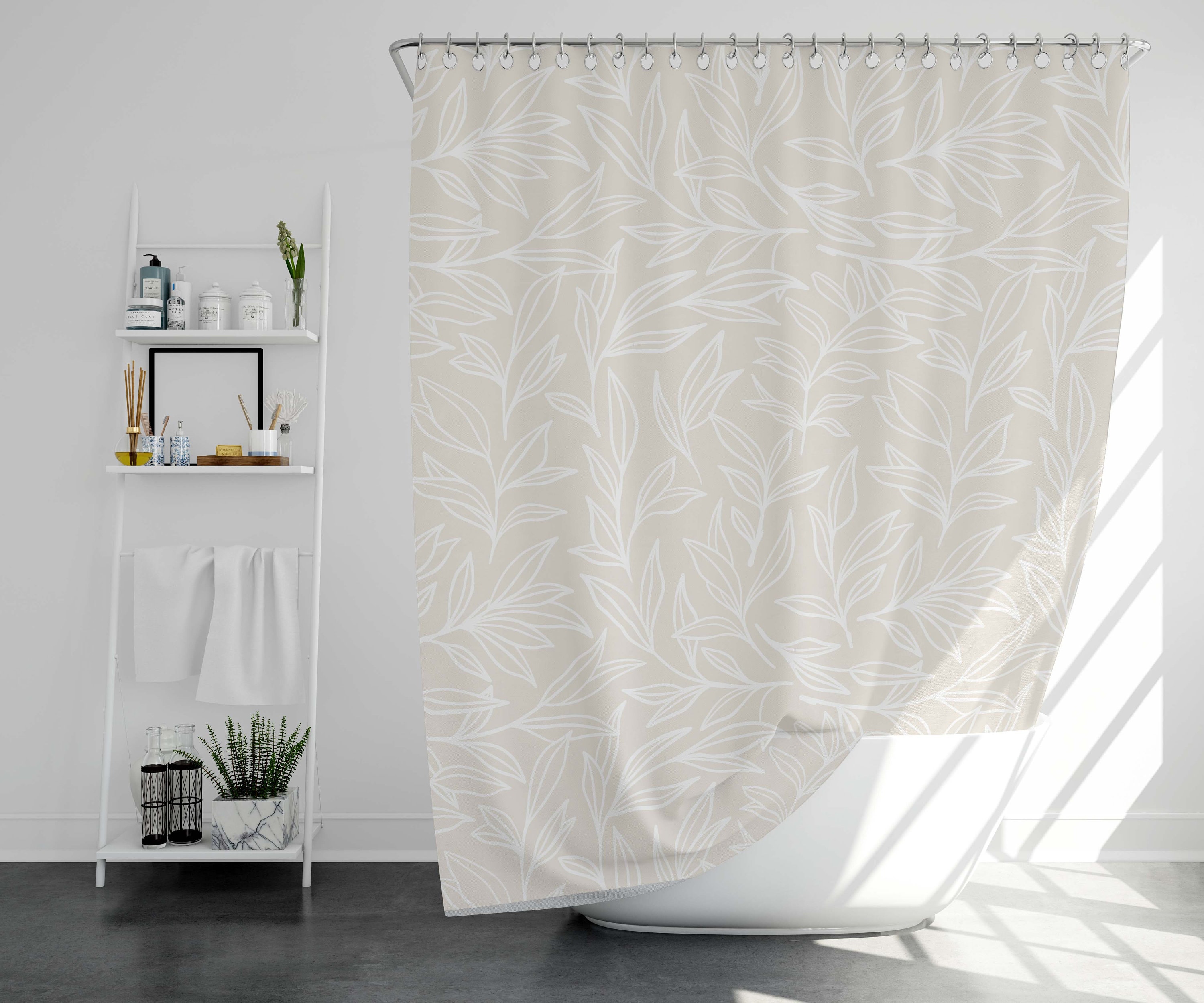 Ivory 2024 shower curtains