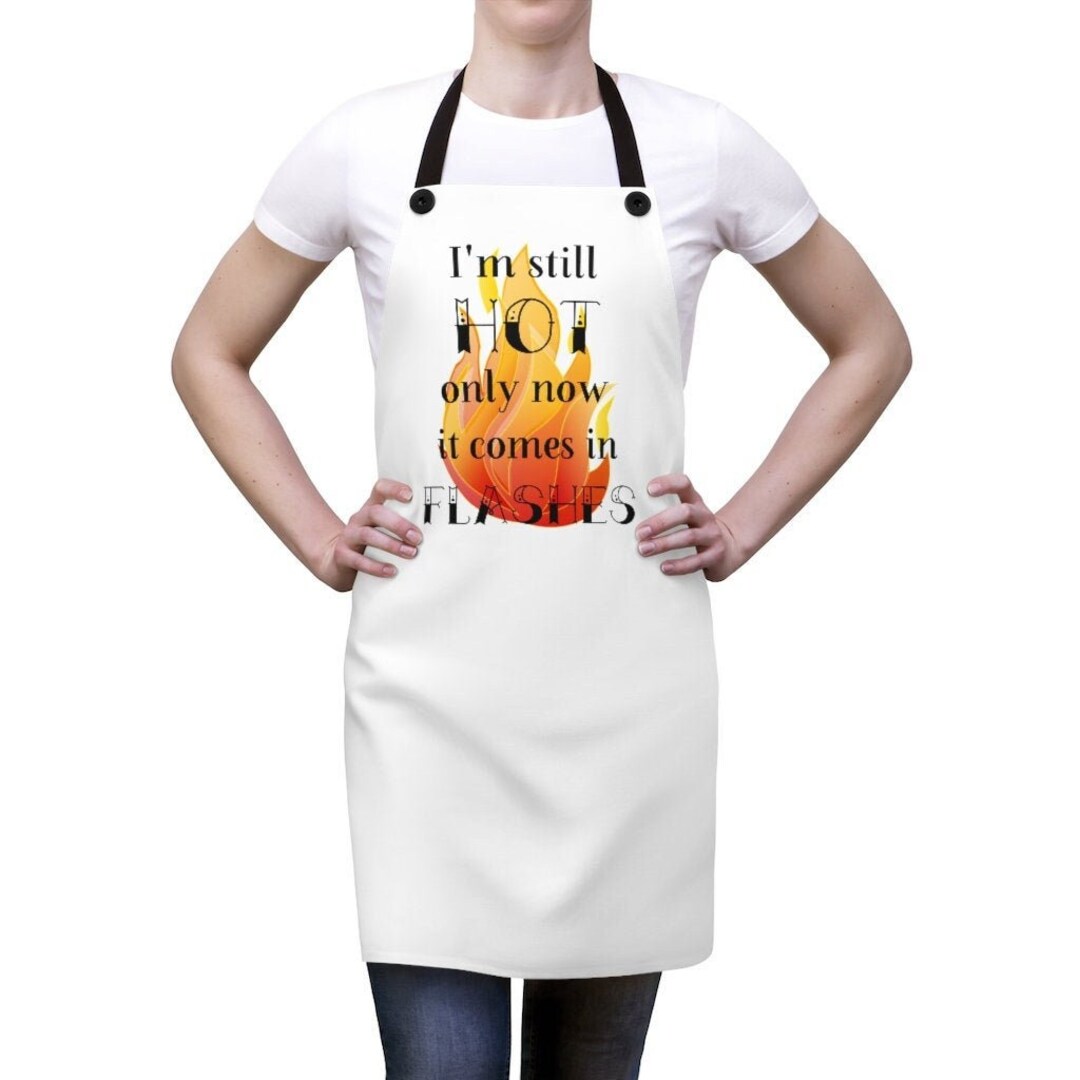 Funny Birthday Apron for Woman, Funny Menopause Apron, Milestone