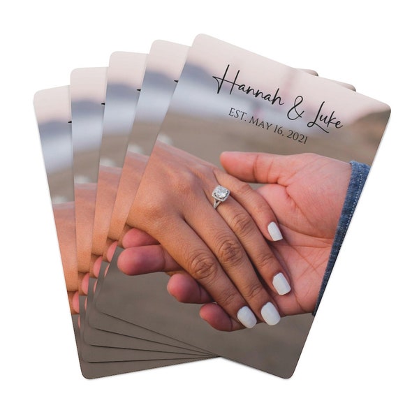 Bridal Shower Playing Cards Etsy