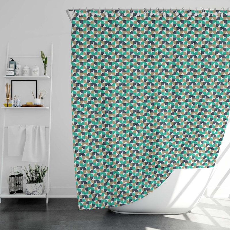 Navy Shower Curtain - Etsy