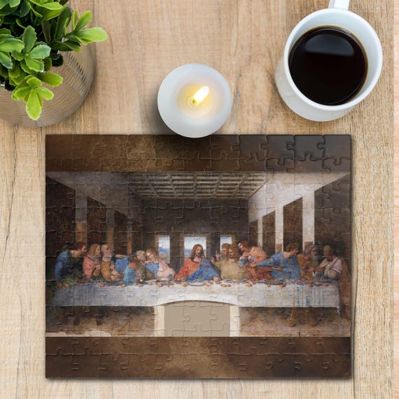 The Last Supper Puzzle, 4 sizes, Custom Jigsaw Puzzle, Religious Puzzle, Christmas Gift, Birthday Gift