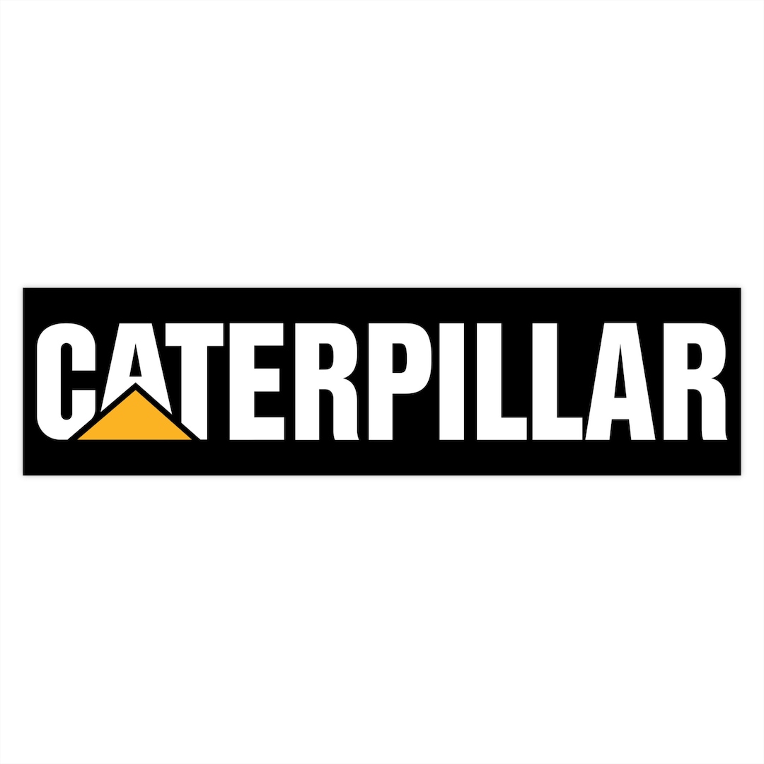 Caterpillar Decal / 11.5in X 3in or 15in X 3.75in / for Interior