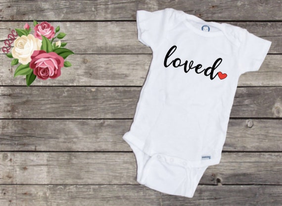 loved baby onesie