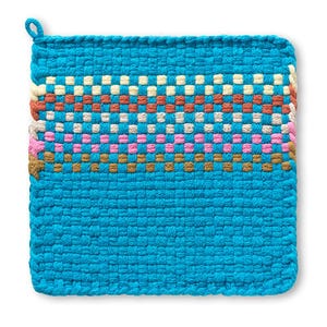 Ocean Ripples, Pot holder, Hot Pad, Kitchen ware, Handcrafted potholder, Cotton potholder, Cotton Hot pads, looms and loops potholders