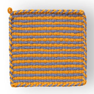 Hydrangea, Pot holder, Hot Pad, Kitchen ware, Handcrafted potholder, Cotton potholder, Cotton Hot pads, looms and loops potholders
