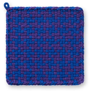 Royal Queen, Pot holder, Hot Pad, Kitchen ware, Handcrafted potholder, Cotton potholder, Cotton Hot pads, looms and loops potholders