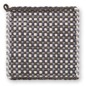 Winter Snow, Pot holder, Hot Pad, Kitchen ware, Handcrafted potholder, Cotton potholder, Cotton Hot pads, looms and loops potholders