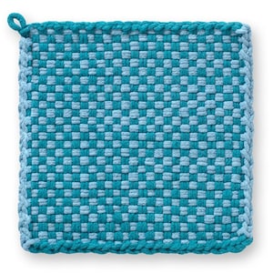 Pastel Sky, Pot holder, Hot Pad, Kitchen ware, Handcrafted potholder, Cotton potholder, Cotton Hot pads, looms and loops potholders